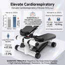 Instinct Blue – Stepper Hidráulico Casa con Bandas | Elíptica Mini | Cardio Bajo Impacto
