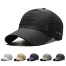 Sombrero para el sol para hombre al aire libre de secado rápido y transpirable para pescar en verano - Estilo gorra de béisbol