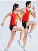 Chaleco de Running de Secado Rápido para Maratón, Ropa Deportiva para Hombre y Mujer, Traje de Entrenamiento de Fibra de Poli...