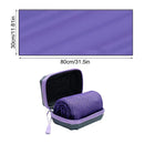 Toalla refrescante, toalla transpirable, toalla deportiva con caja de almacenamiento, toalla de yoga, toalla de gimnasio para actividades en interiores y exteriores
