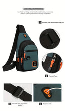 Instinct Blue – Mochila Hombre Senderismo Impermeable | Bandolera | Bolso Pecho Viaje
