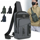 Instinct Blue – Bolso Pecho Hombre Nylon | Crossbody Multifuncional | Casual Outdoor