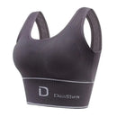 Instinct Blue – Top Deportivo Mujer Sin Aros | Espalda En U | Sujetador Exterior