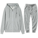 Sudaderas Clásicas y Pantalones Deportivos para Hombre para Otoño e Invierno, Ideales para Fitness Informal, Conjuntos Deportivos Cálidos y Casuales en A