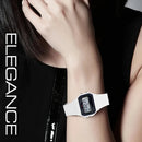 Relojes Deportivos LED Digitales para Hombres, Mujeres y Niños, Reloj Electrónico Infantil con Esfera Cuadrada Pequeña, Correa de Silicona Informal, Reloj para Hombre