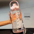 Instinct Blue – Botella Agua 2L con Pajita | Deporte y Outdoor | BPA Free