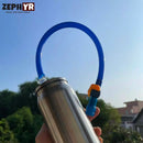 Instinct Blue – Tubo Flexible Botella Agua | Boquilla Morder | Reutilizable 30-50cm