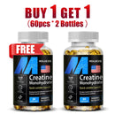 Instinct Blue – Creatina Monohidrato 3000mg Cápsulas | Vegana | Masa Muscular y Fat Loss
