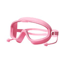 Gafas de Natación de Marco Grande para Hombre y Mujer, HD, Gran Angular, Antivaho, Anti-Ultravioleta, Silicona Suave