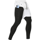 Pantalones deportivos para hombre, chándales atléticos de entrenamiento 2 en 1, ropa deportiva, pantalones de entrenamiento para hombre, pantalones para correr, gimnasio, Fitness, pantalones para correr para hombre