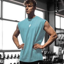 Camiseta deportiva sin mangas para hombre, chaleco de secado rápido, transpirable, holgada, para entrenamiento, Verano