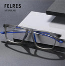Gafas deportivas cuadradas para hombre y mujer, lentes de lectura con luz azul, graduadas, ópticas, enfoque único, presbicia, + 4,75
