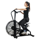 Bicicleta de aire comercial de alta gama para fitness cardiovascular en gimnasios y estudios