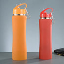 Instinct Blue – Botella Termós Acero 600ml con Pajita | Fitness y Ciclismo | Regalo
