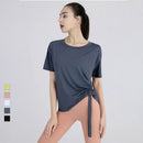 Instinct Blue – Blusa Deportiva Mujer | Manga Corta | Fitness y Entrenamiento