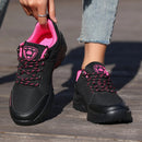 Instinct Blue – Botas Senderismo Mujer Malla | Negro y Rosa | Antideslizante Running