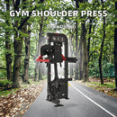 Equipo de gimnasio de grado comercial de alta resistencia, máquina de press de hombros sentado para ejercicio en interiores y entrenamiento de musculación.
