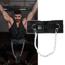 Cinturón con peso para entrenamiento en interiores, para dominadas en barra simple y doble, cinturón de pesas para entrenamiento de fuerza, unisex