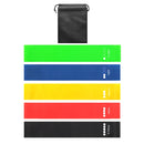Instinct Blue – Set 5 Niveles Bandas Resistencia | Yoga y Pilates | Gym y Casa Elásticas