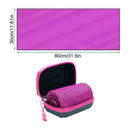 Toalla refrescante, toalla transpirable, toalla deportiva con caja de almacenamiento, toalla de yoga, toalla de gimnasio para actividades en interiores y exteriores