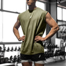 Camiseta deportiva sin mangas para hombre, chaleco de secado rápido, transpirable, holgada, para entrenamiento, Verano