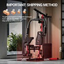 Gimnasio Multifuncional para el Hogar con Pila de Pesas de 160 LB, Estación de Entrenamiento de Fuerza para Todo el Cuerpo, Personalizable