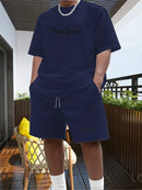 Instinct Blue – Conjunto Deportivo Hombre Dos Piezas | Camiseta + Shorts | Verano
