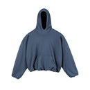 Sudadera con capucha de gran tamaño para hombre, Jersey holgado de diseño de Hip Hop, Color sólido