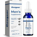 Suplementos en Gotas para Hombres con Panax Ginseng, Ginkgo Biloba, Semilla de Uva y Vitamina B12 para Energía y Vitalidad Diaria, 30 ML