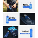 Instinct Blue – Botella Agua Plegable TPU | BPA Free | Senderismo Camping y Running