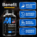 Instinct Blue – Creatina Monohidrato 3000mg | Masa Muscular y Rendimiento | Generación Energía