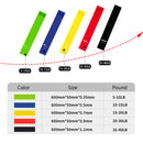 Instinct Blue – Set 5 Niveles Bandas Resistencia | Yoga y Pilates | Gym y Casa Elásticas
