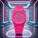 Relojes Deportivos Populares de Oriente Medio para Hombre y Mujer, Relojes de Cuarzo Dopamina, Moda de Nicho, Resistentes al Agua, de Acero Inoxidable