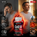 Suplemento de coenzima Q10, para la salud del corazón y cardiovascular, aumento de energía, equilibrio de la presión arterial, apoyo a la función cerebral