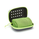 Toalla refrescante de secado rápido, toalla fría suave y transpirable con absorción de sudor con caja de almacenamiento, deportes, correr, Yoga, gimnasio y Club