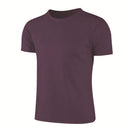 Camiseta deportiva de cuello redondo de secado rápido, camisetas de gimnasio, camiseta de entrenamiento para correr, ropa deportiva transpirable para hombre, servicio de clase