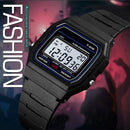 Relojes Deportivos LED Digitales para Hombres, Mujeres y Niños, Reloj Electrónico Infantil con Esfera Cuadrada Pequeña, Correa de Silicona Informal, Reloj para Hombre