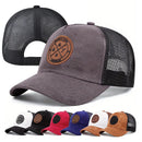 Gorra de béisbol de malla de verano para hombres y mujeres, gorra Snapback con parche de letras ENJOY LIFE, gorras de camionero de Hip Hop de calle Unisex transpirables informales