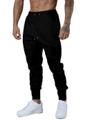 Instinct Blue – Pantalones Running Hombre Negro | Gym y Fitness | Jogging Largo