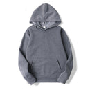 Sudaderas con capucha para hombre, jersey para mujer, sudaderas con capucha informales para primavera y otoño, sudaderas con capucha de Color sólido, sudadera negra de gran tamaño para hombre