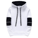 Sudaderas con Capucha para Hombre, Ropa Casual para Deportes al Aire Libre, Jogging, Moda Otoño Invierno, Clásico en Blanco y Negro