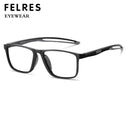 Gafas deportivas cuadradas para hombre y mujer, lentes de lectura con luz azul, graduadas, ópticas, enfoque único, presbicia, + 4,75