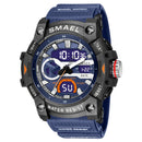 SMAEL-relojes deportivos a prueba de agua, cronómetro, reloj despertador, relojes de pulsera de cuarzo, moda joven, envío directo, 8086