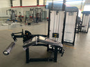 Equipo de gimnasio de grado comercial de alta resistencia, máquina de press de hombros sentado para ejercicio en interiores y entrenamiento de musculación.