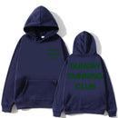 Instinct Blue – Sudadera Running Club Hombre Mujer | Fleece Oversize | Streetwear