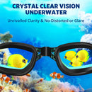Gafas de natación profesionales impermeables, gafas antiniebla 100% protección UV sin fugas para adultos, hombres, mujeres y jóvenes