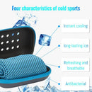 Toalla refrescante de secado rápido, toalla fría suave y transpirable con absorción de sudor con caja de almacenamiento, deportes, correr, Yoga, gimnasio y Club