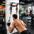 Barra horizontal de acero resistente para montaje en pared, para ejercicios de dominadas en casa, gimnasio interior, barra de entrenamiento con capacidad de carga de 200 kg.
