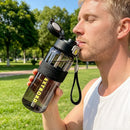 Instinct Blue – Botella Deportiva Doble Uso | Antigoteo y Resistente al Calor | BPA Free