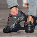 Instinct Blue – Botas Senderismo Mujer Malla | Negro y Rosa | Antideslizante Running